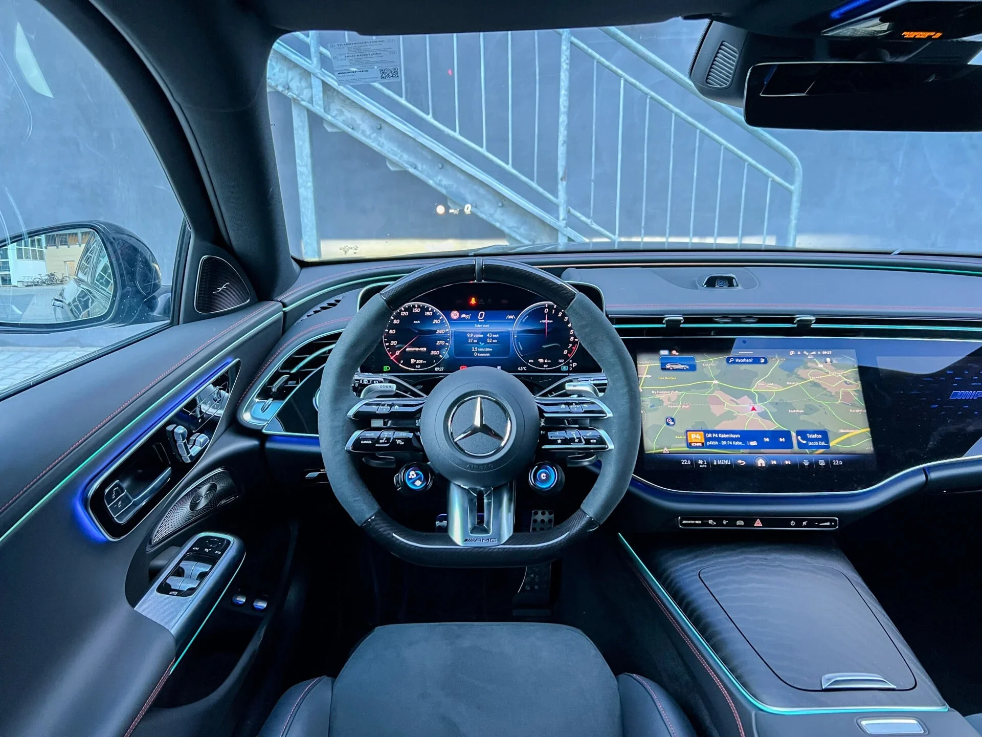 Förarmiljö i Mercedes