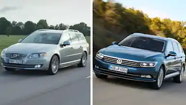 Volkswagen-Passat-vs-Volvo-V70