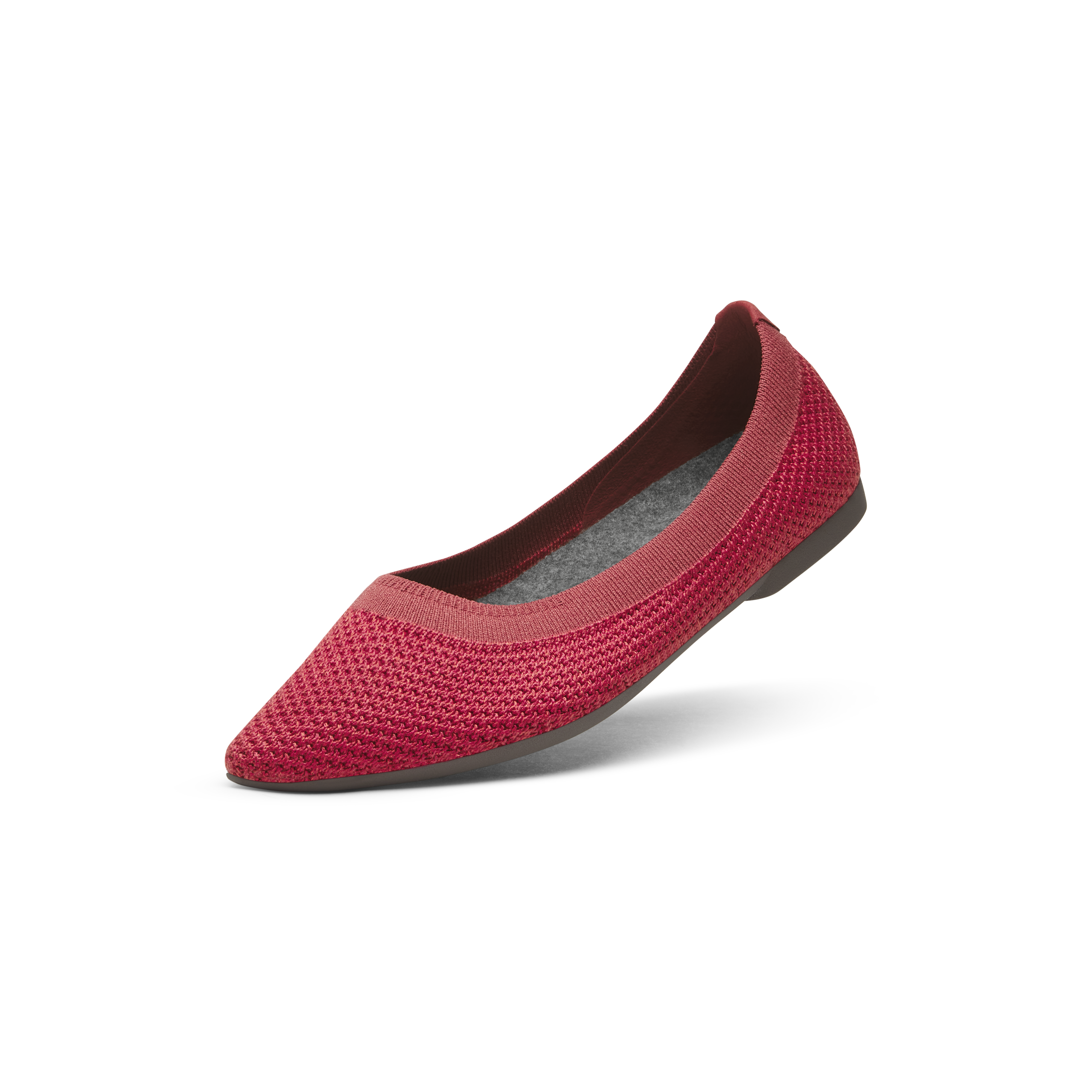 Allbirds Women's Breezer Point, Comfortable Work Flats, Red, Size 9