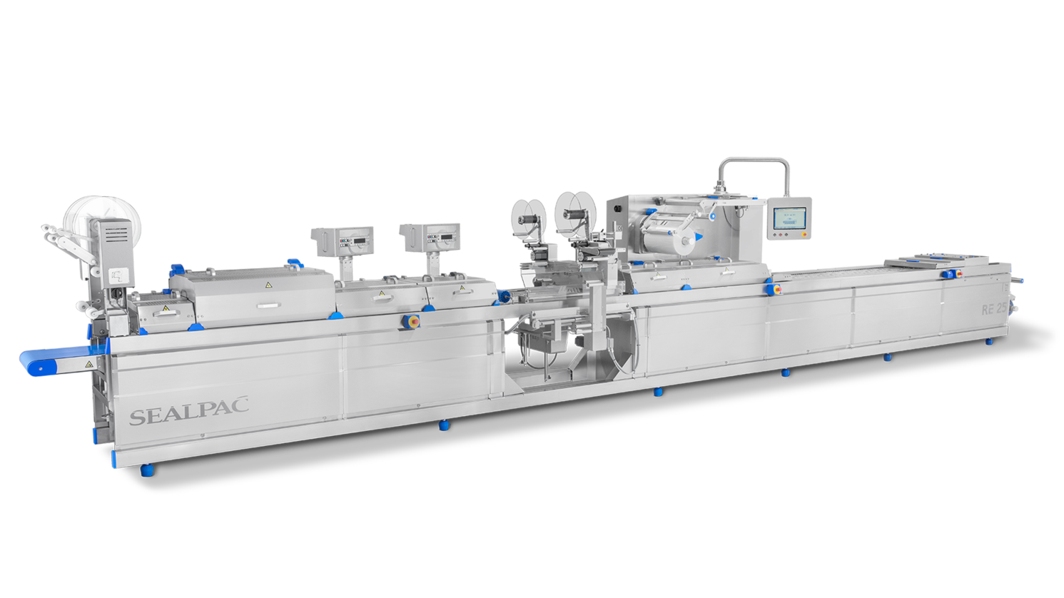 The SEALPAC RE25 thermoformer can work with vacuum, MAP and shrink solutions. All packaging solutions can be equipped with Easy-opening such as EPP (Easy Peel Point) and reclosable solutions.