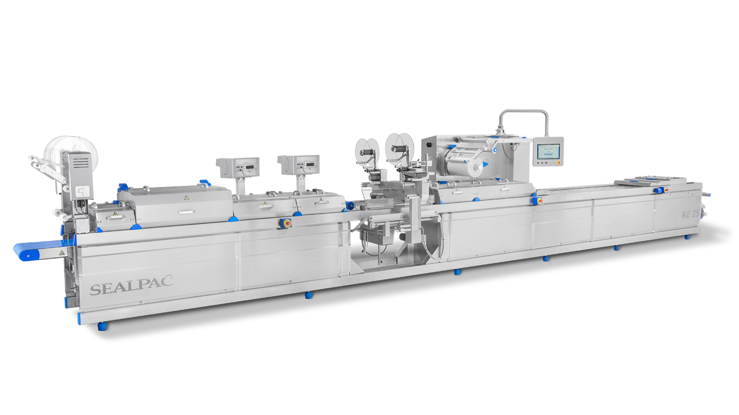 SEALPAC RE25 djupdragar kan arbeta med vakuum-, MAP- och krymplösningar. Alla förpackningslösningar kan utrustas med Easy-opening som EPP (Easy Peel Point) och återförslutningsbara lösningar.