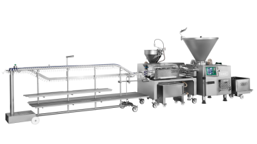 Vemag Alginate Line CC215 | Pølseproduktionsudstyr til alginattarm | | Pølsestopper og pølsesprøjte til fødevareindustrien | Nemco