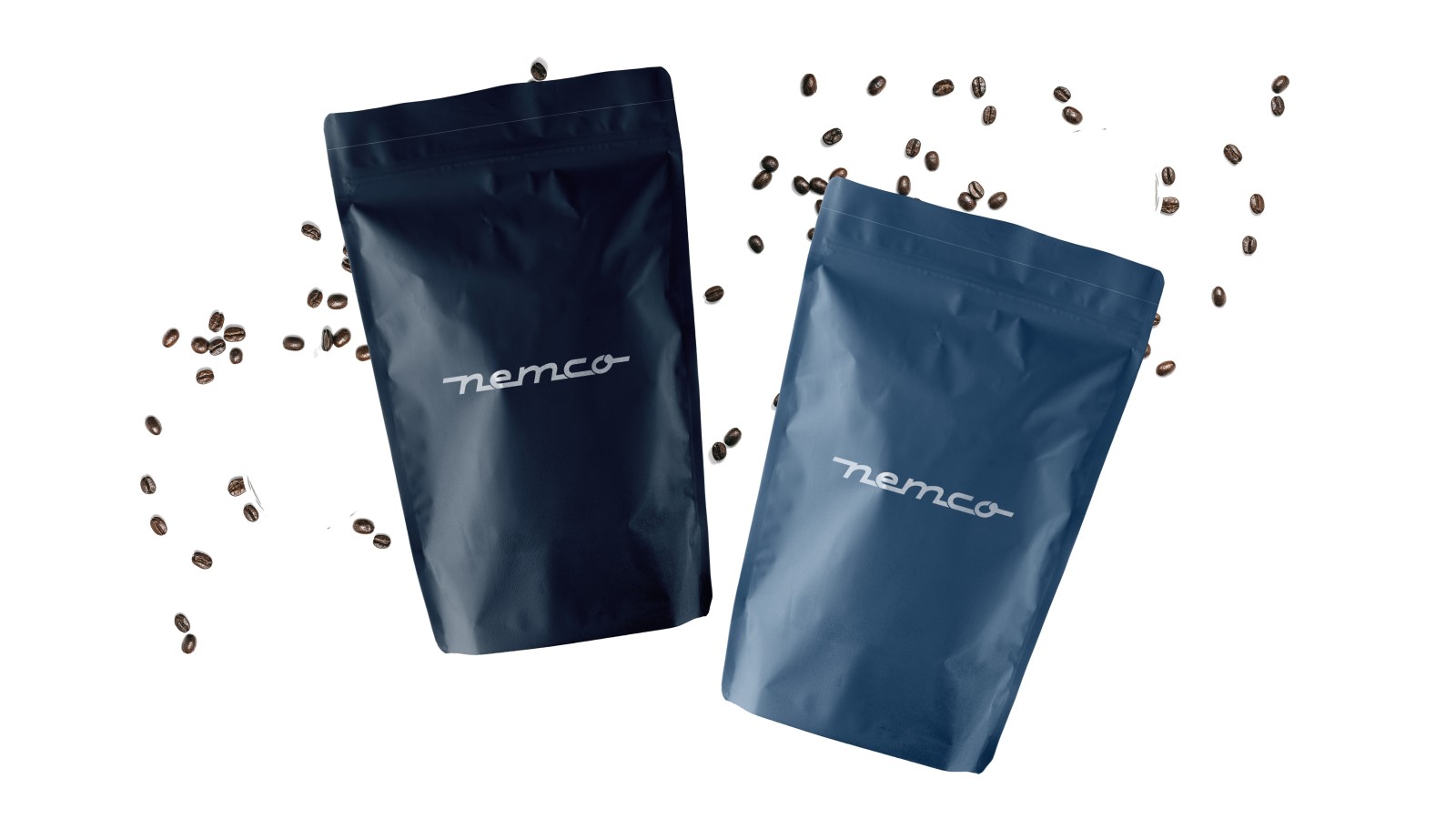 Kaffeposer og ståposer - Køb kvalitetssikker emballage - kaffeposer kan fås med ventil og lynlås, med tryk, mange materialetyper og størrelser. 