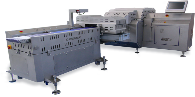 Terningsskære - Ternemaskine i linjeløsning | Grasselli KSL-PC-1 | Maskine til at skære fødevarer i tern | Nemco