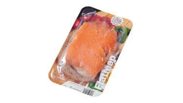 FlatMap from Nemco is the perfect solution for highlighting the product in the refrigerated display. We have a wide range of meat packaging, including for salmon and other fish, several of which are reusable or plastic-reduced skin pack products.