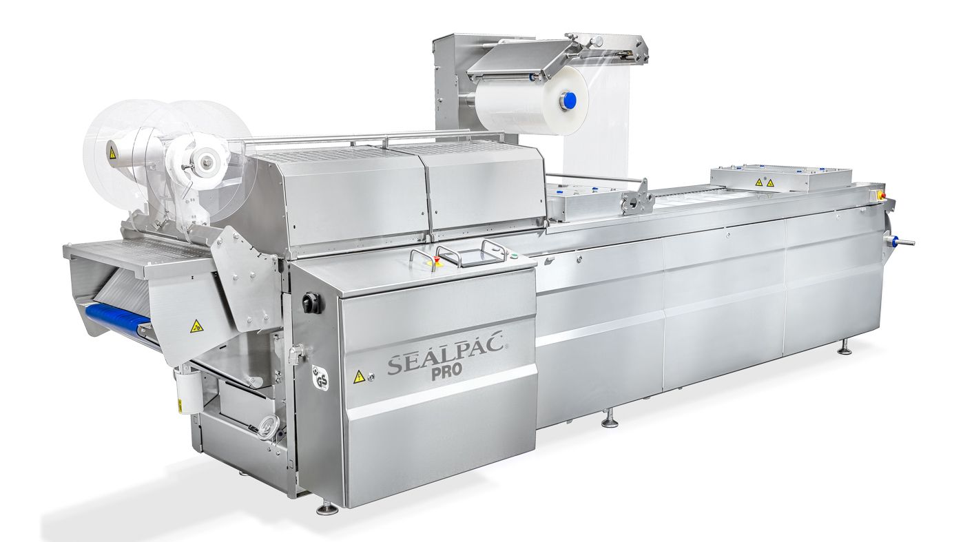 SEALPAC PRO thermoformer. Packaging of food using MAP and vacuum.