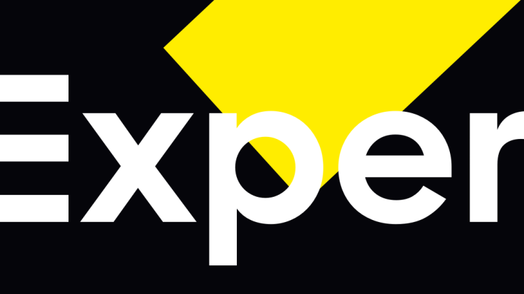 Weißer Experiences Schriftzug auf gelb/schwarzem Hintergrund.