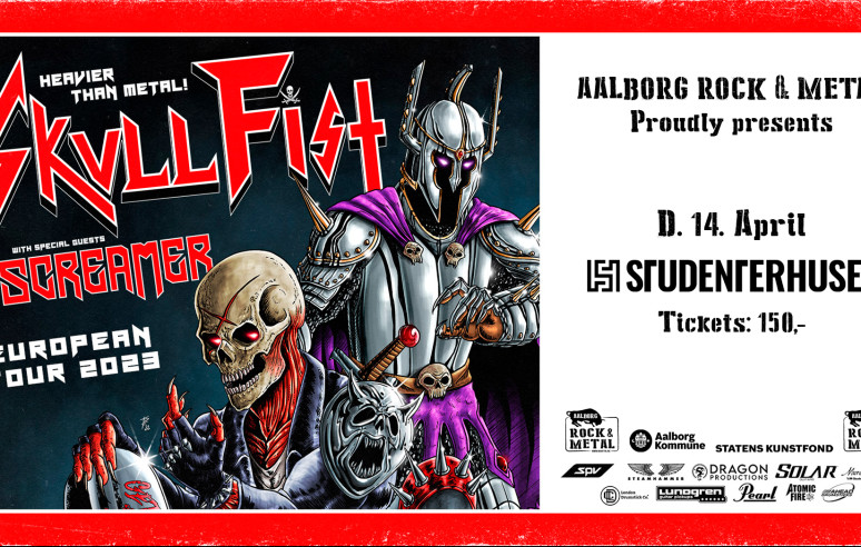 ARM concert feat: SKULL FIST [CA] & SCREAMER [SE] & TBA// European Tour 2023
