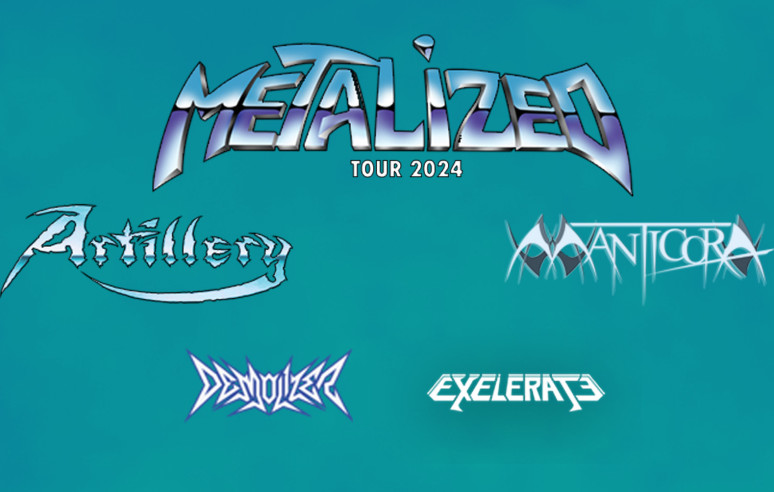 Metalized Tour 2024: ARTILLERY, MANTICORA, DEMOLIZER og EXELERATE
