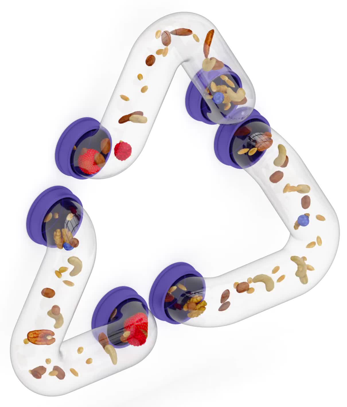 The first frame of a 3D render representing sustainability