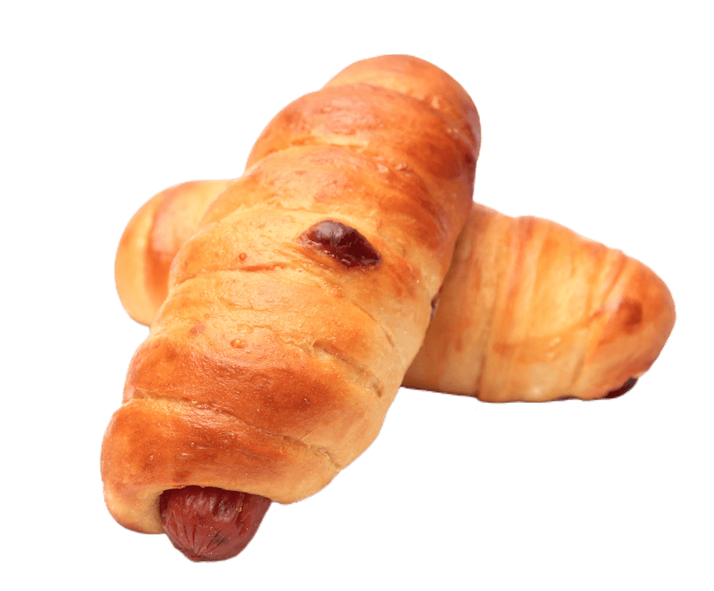 Wieners wrapped in puff pastry