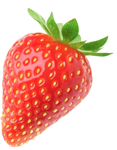 A red strawberry.