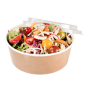 A single refrigerated tray with a salad inside