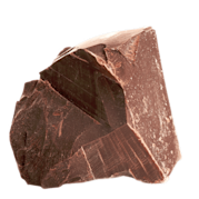 A sizeable chunk of chocolate.