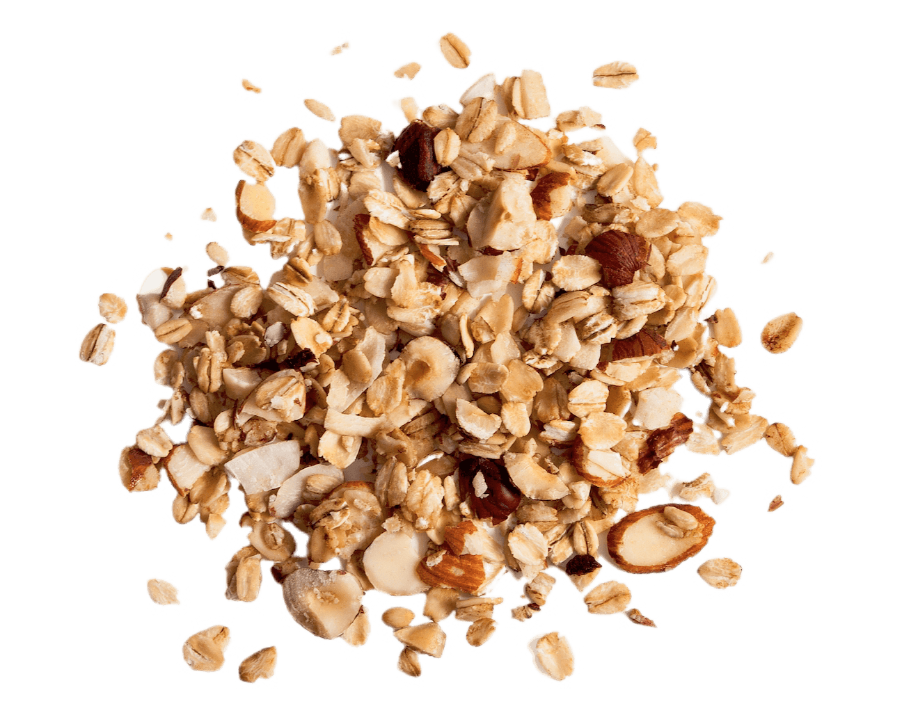 A fresh pile of granola.