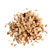 A fresh pile of granola.