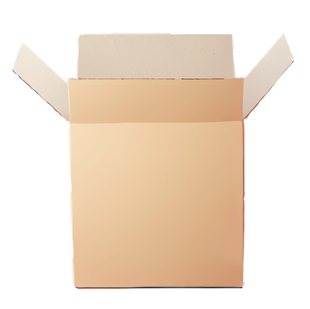A cardboard box representing Hearthside's carton offerings