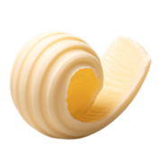 A twirled piece of butter.