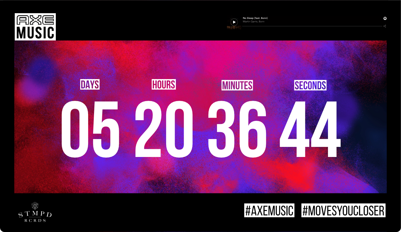 Countdown until the event starts