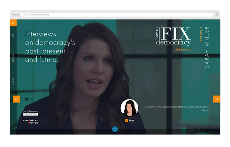  | Interviews on democracy's past, present, and future