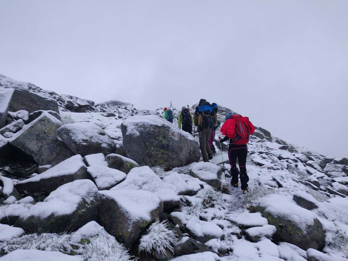 Zustieg zu Gletscher
