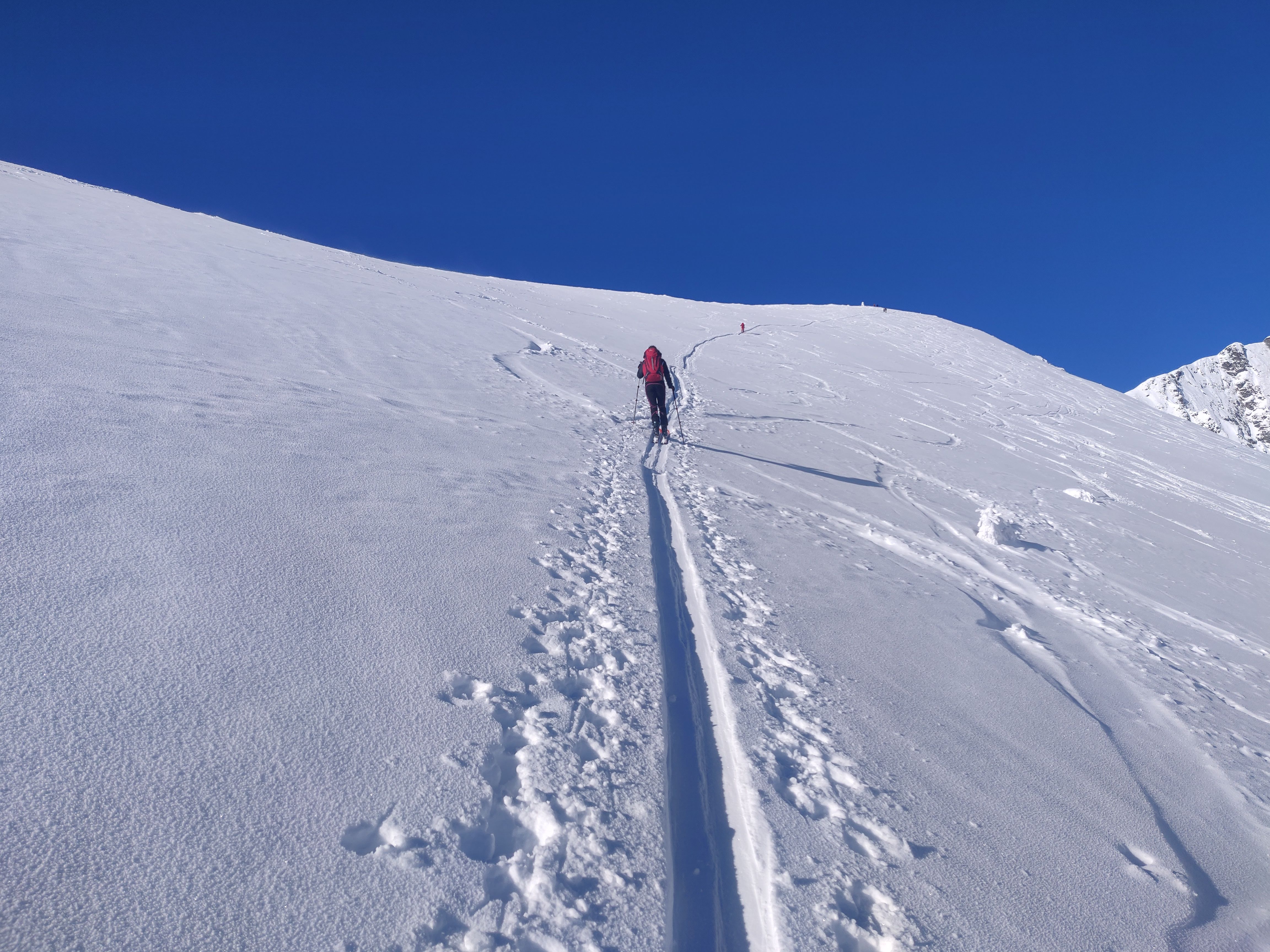 Die letzten Meter bis zum Gipfel