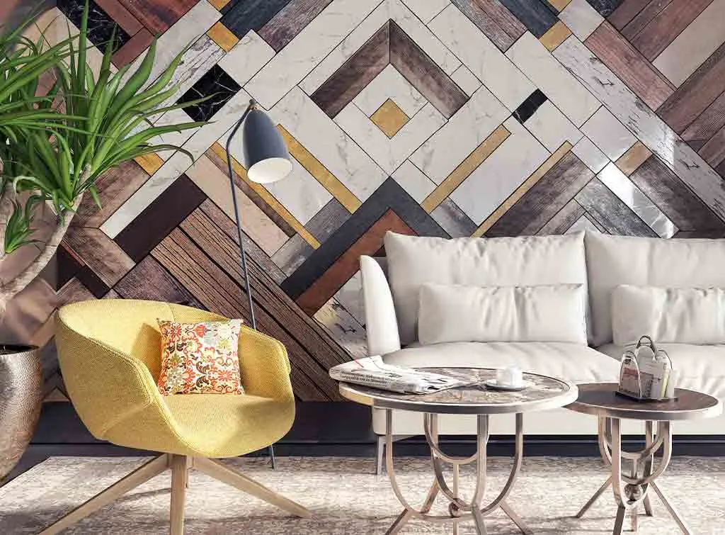 Modern living room wallpaper ideas for 2024