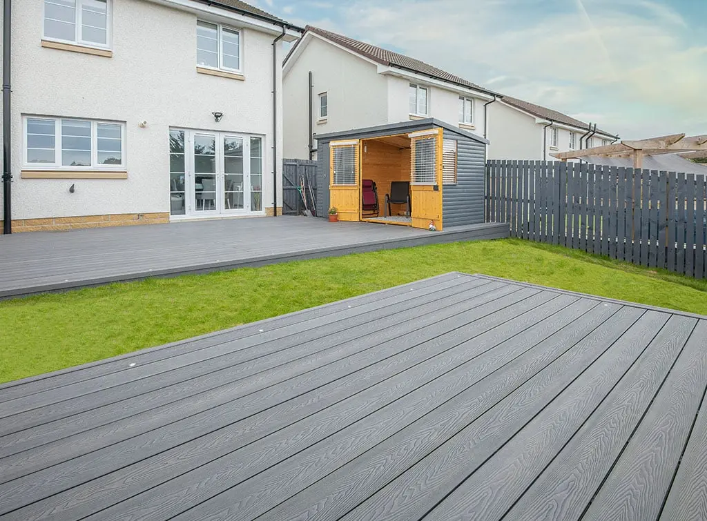 composite grey decking