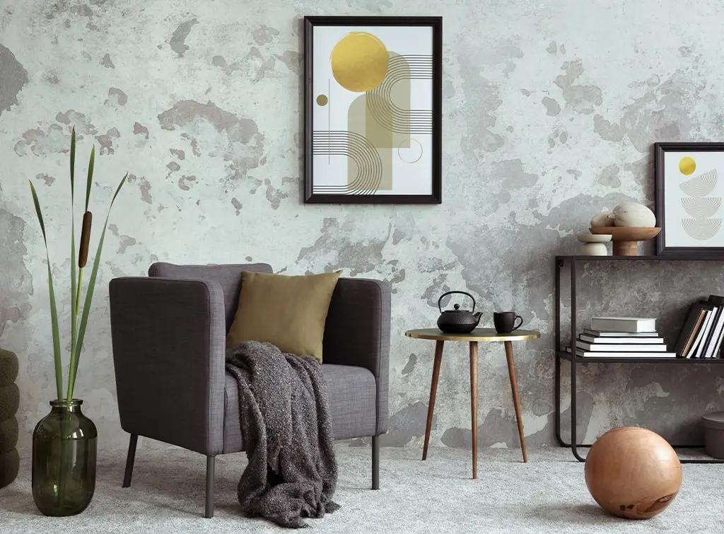wallpaper living room