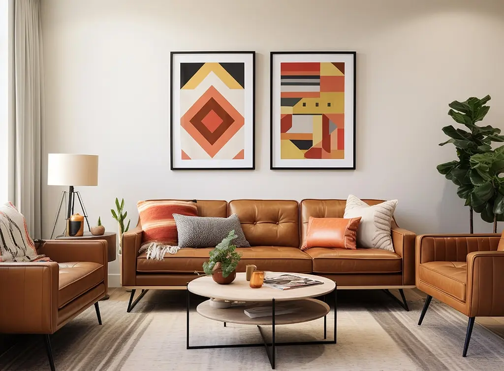 Brown furniture living room ideas