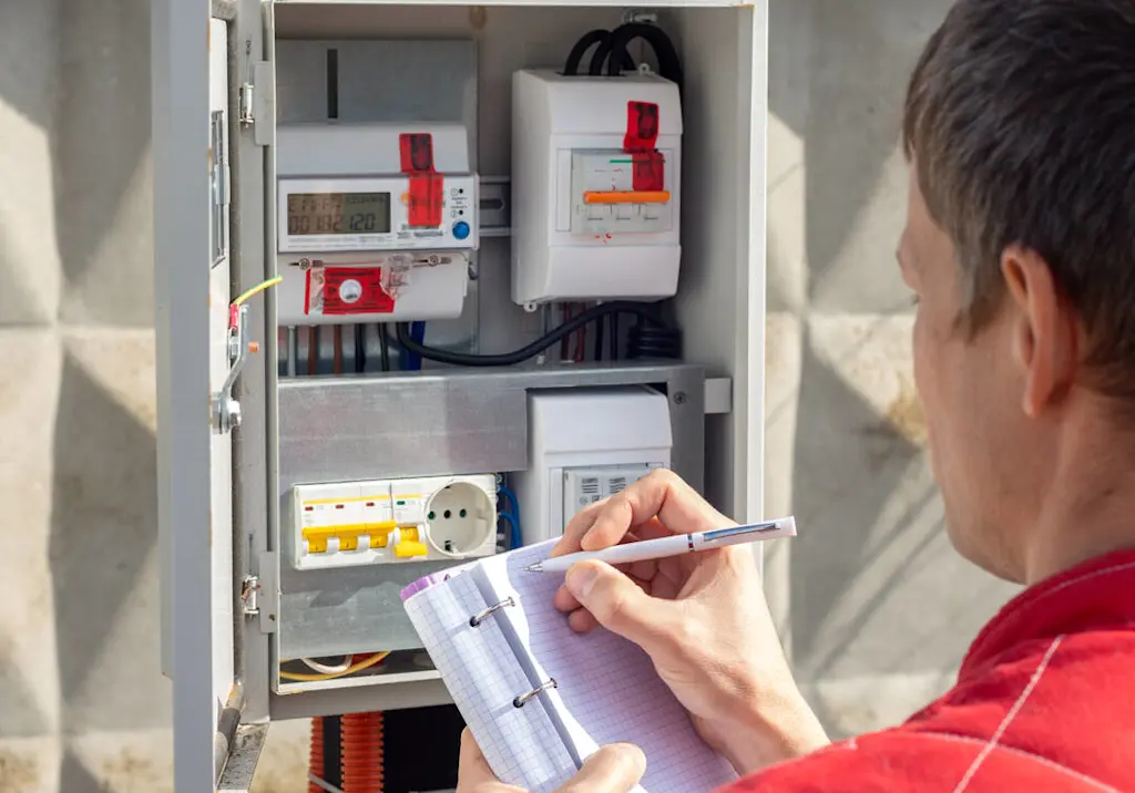 Checking the electric meter resized