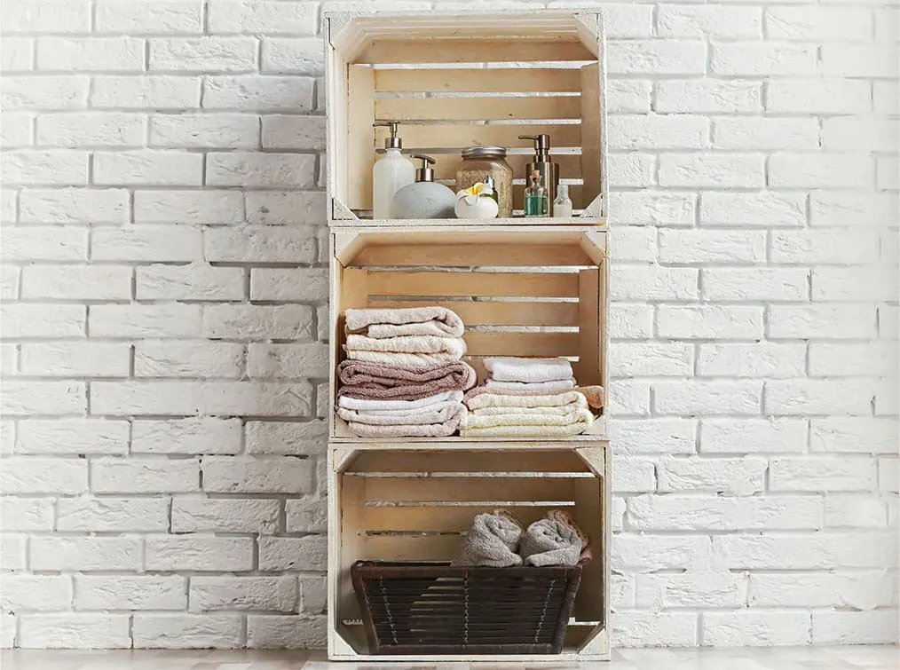 salon home DIY shelves
