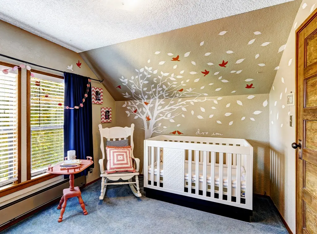 simple mural idea for ceilings