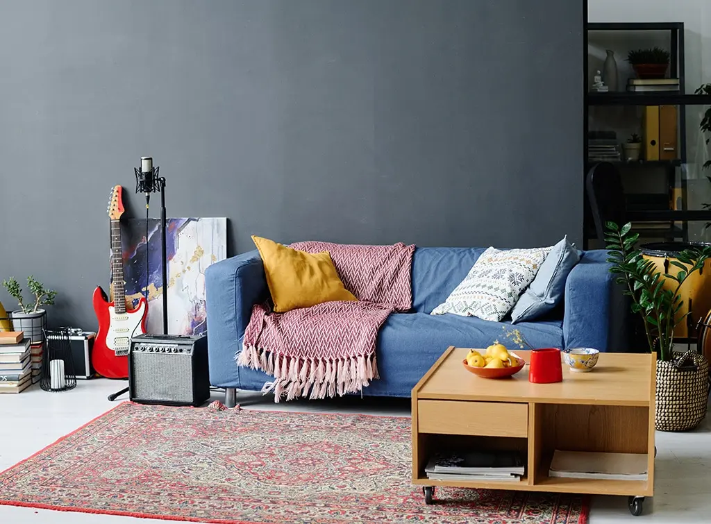 music room in living room sofa