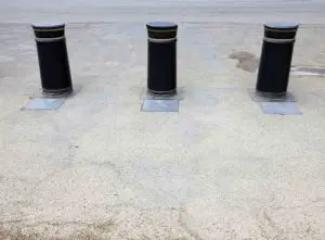parking post installation