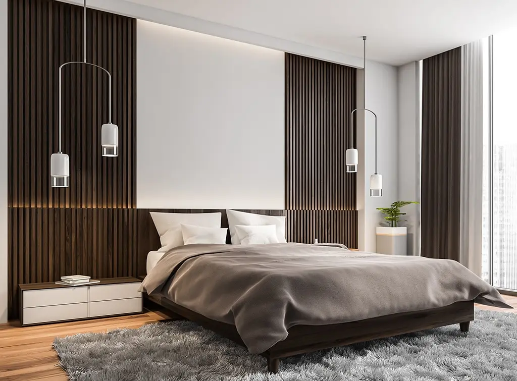 AI generated bedroom concept