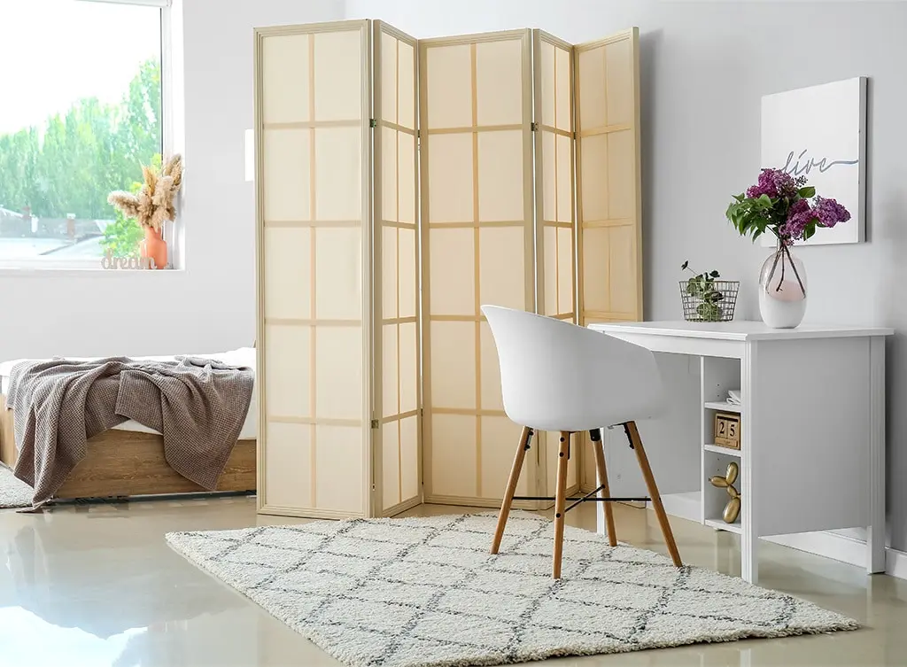 Japenese folding screen room divider