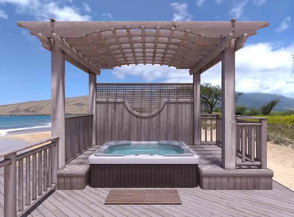 Enclosed hot tub gazebo ideas