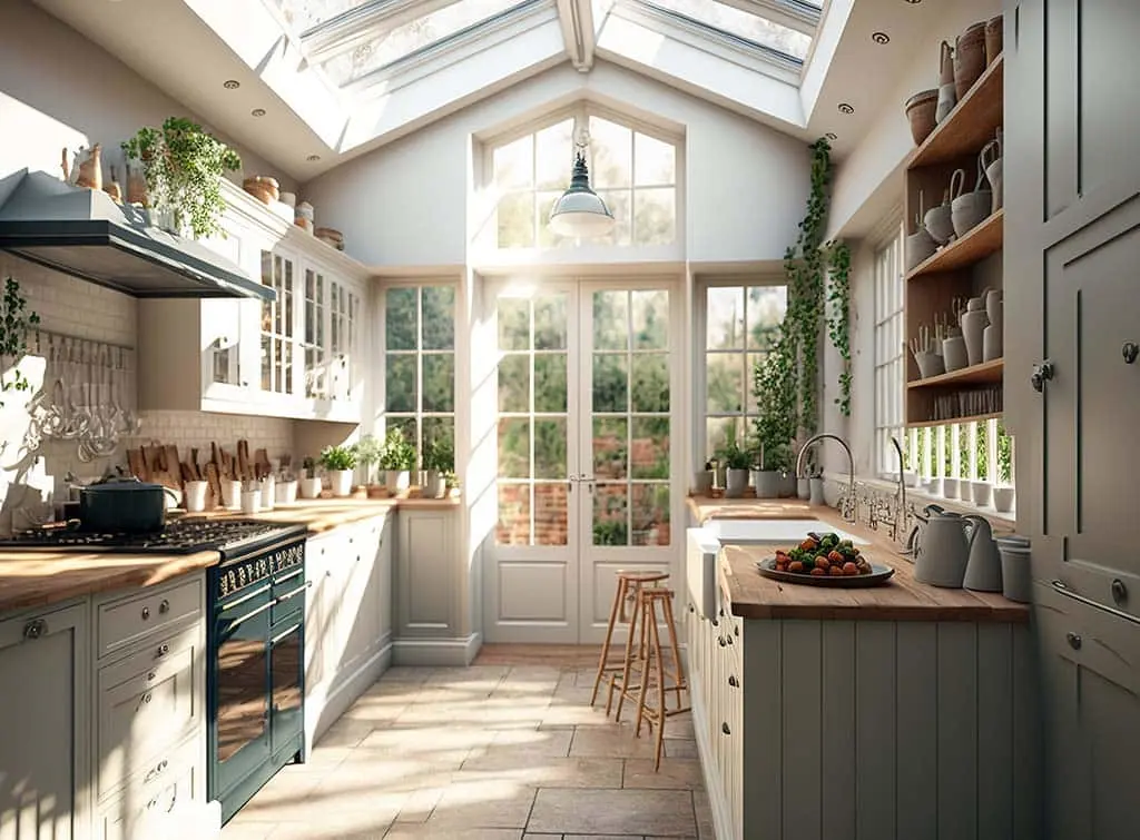 Kitchen sunroom