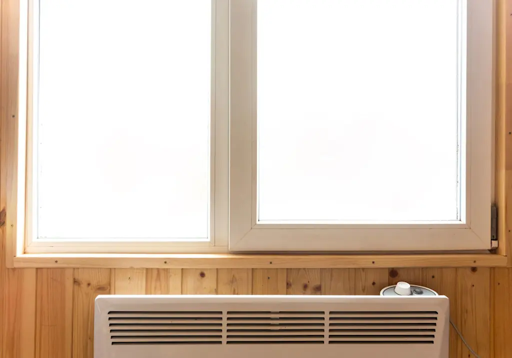 Electric panel heater under window resized