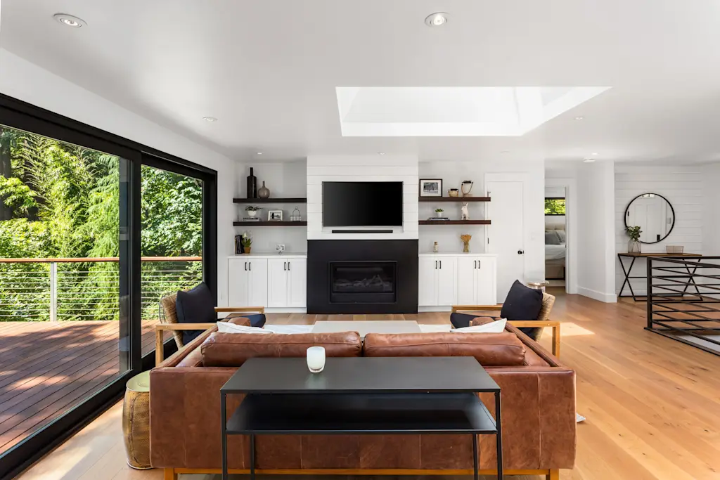 open plan room design