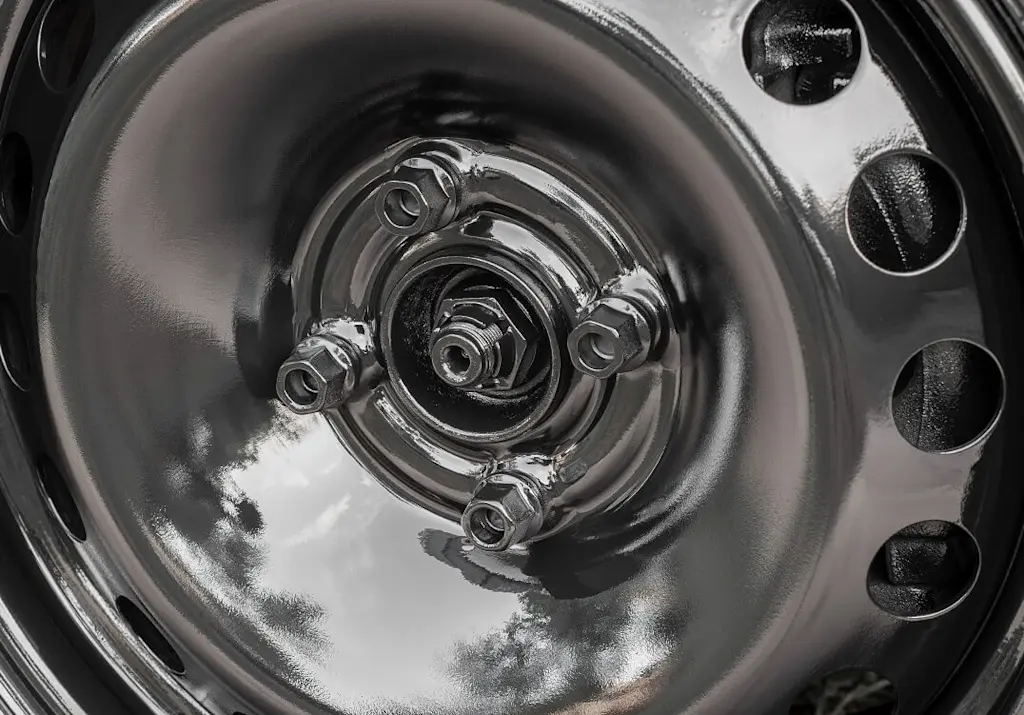 wheel after refinishing