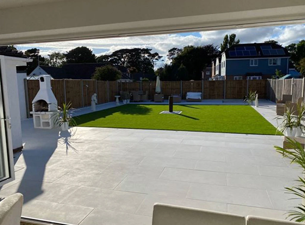 Opt for a low maintenance contemporary garden design