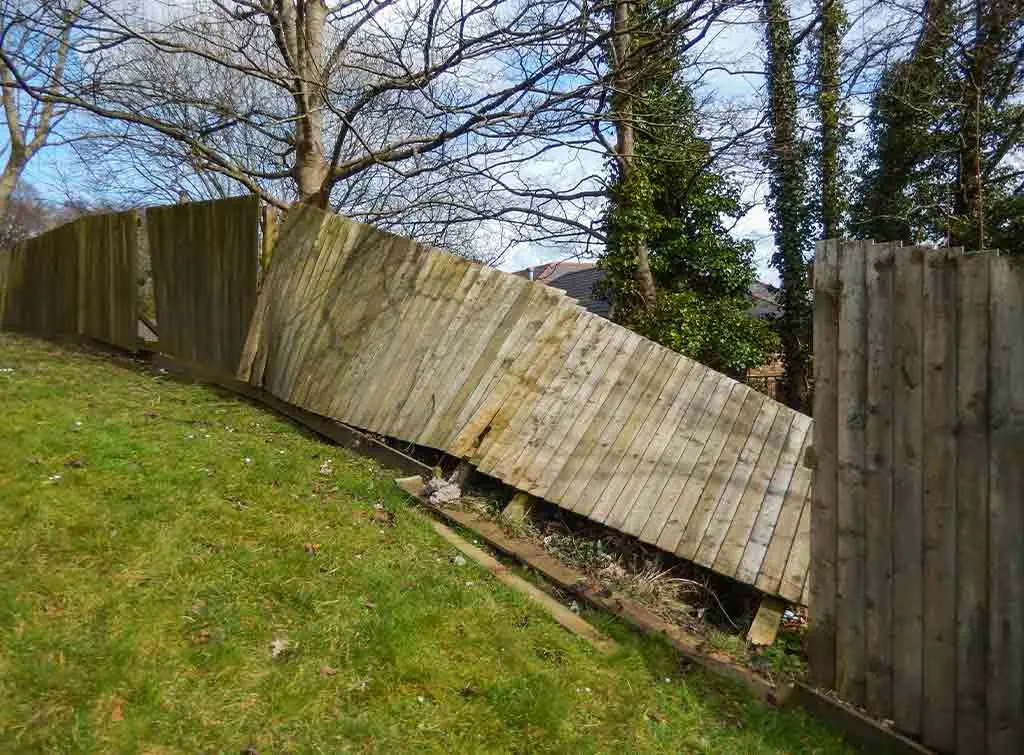 Local garden fence repair