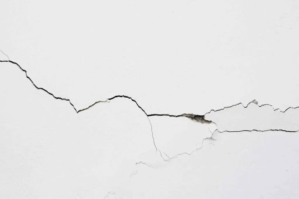 Cracked wall
