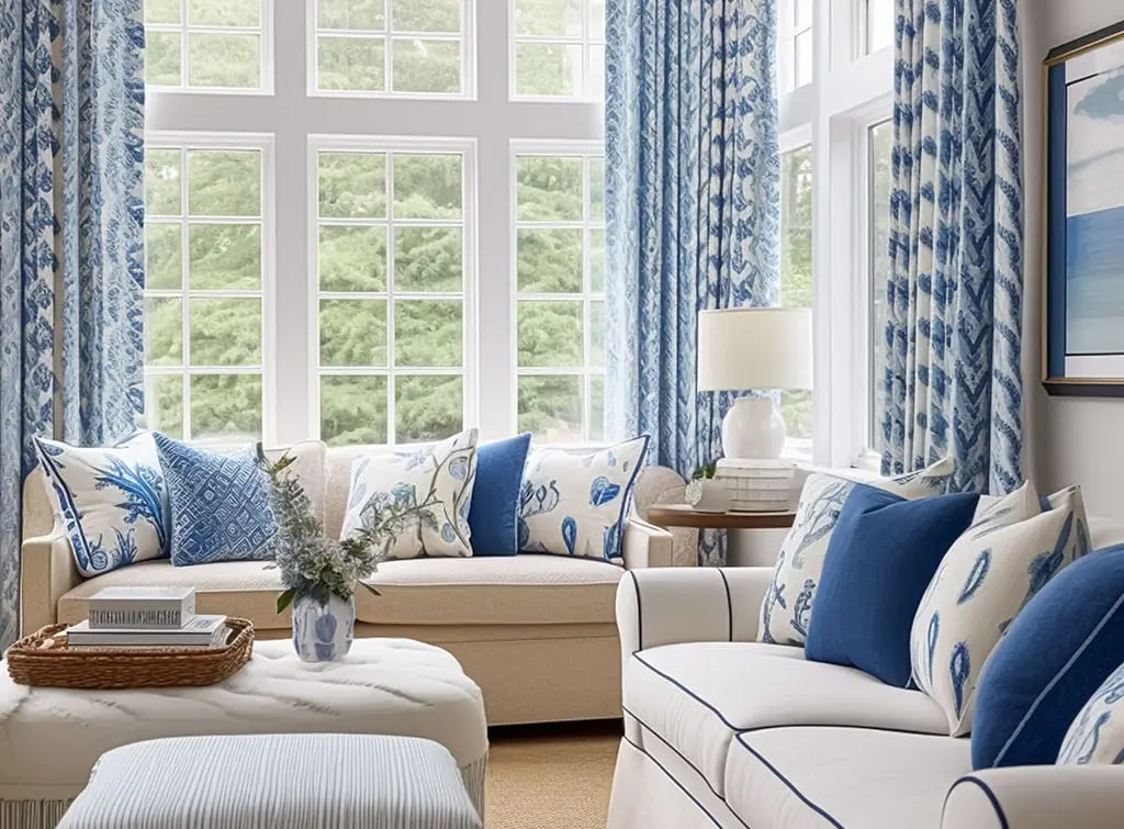 Navy living room accessories ideas