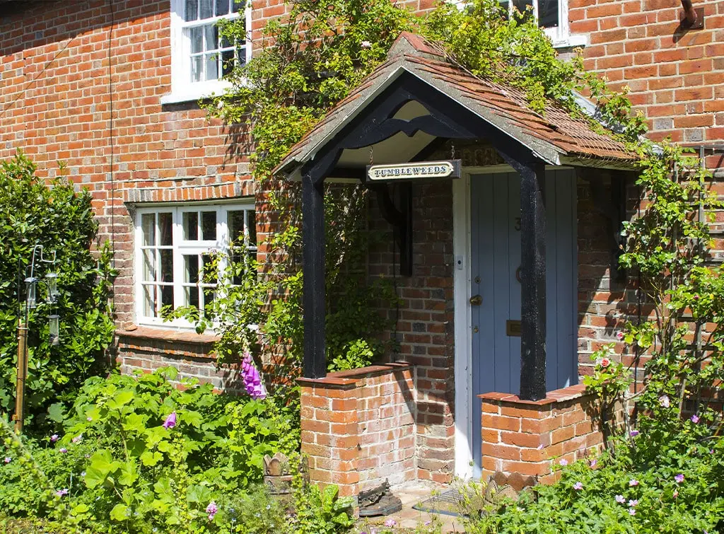 Slate blue front door ideas