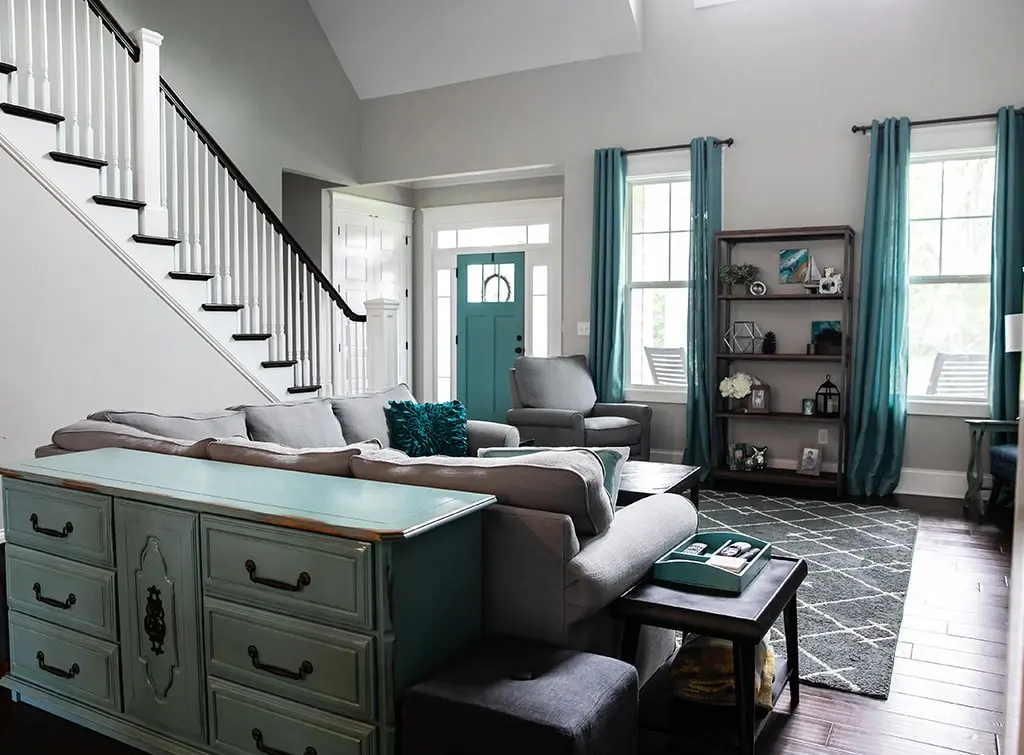 teal accessories