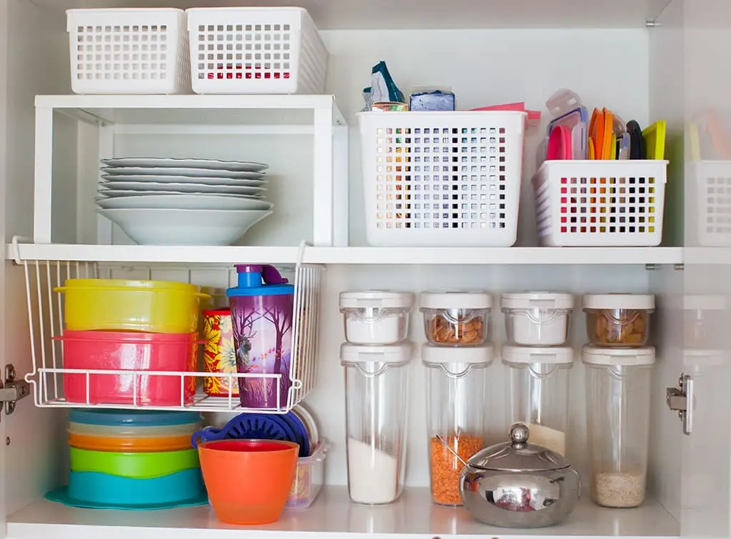 kitchen cupboard organization