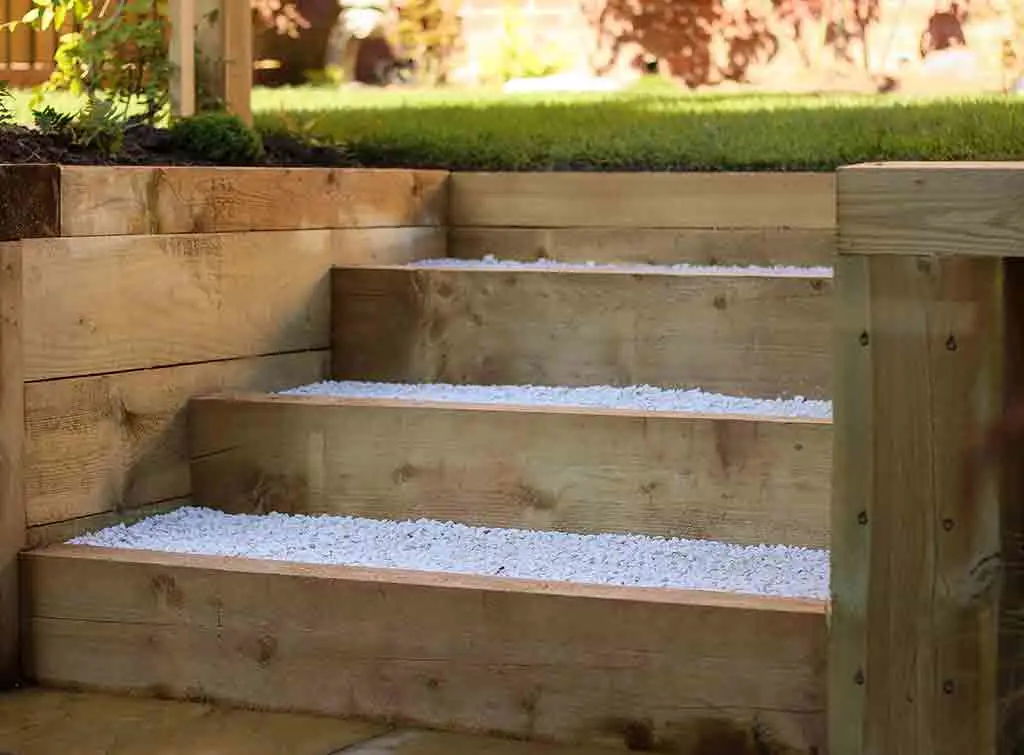 Sleeper garden steps